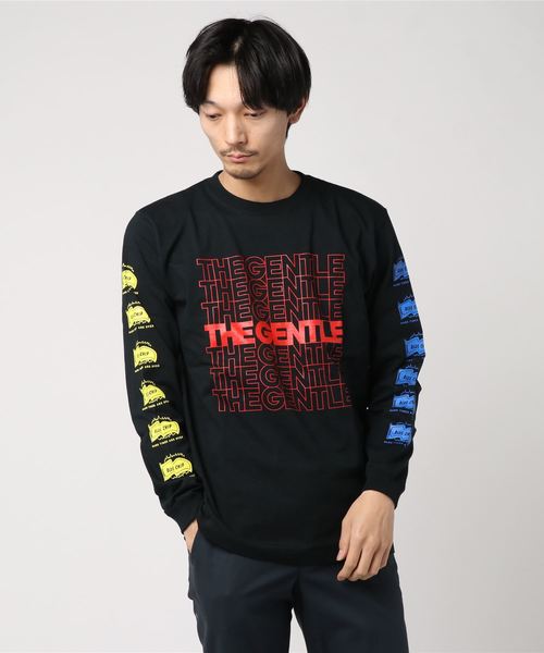 BLUE CHIP(ブルーチップ)の「THE GENTLE LONG Tee(S)(Tシャツ/カットソー・メンズ・ホワイト/ブラック・S/M/L)」の2枚目の写真