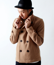 BEAMS | □BEAMS / スキニー メルトン ピーコート(ピーコート)