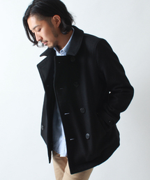 BEAMS | □BEAMS / スキニー メルトン ピーコート(ピーコート)