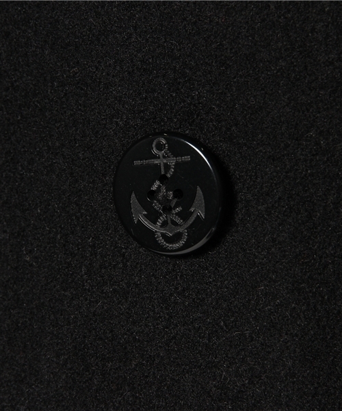 BEAMS（ビームス）の「□BEAMS / スキニー メルトン ピーコート（ピーコート・メンズ・ブラック/ブラウン系その他・SMALL/MEDIUM/LARGE）」の9枚目の写真