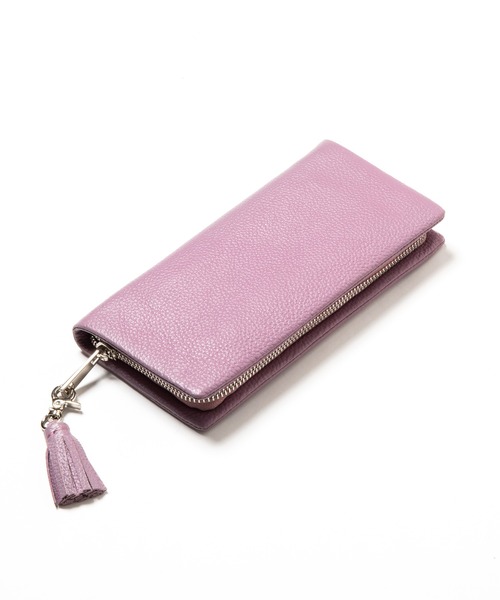 Beau're（ヴュレ）の「BEAURE ヴュレ カウレザー 長財布（財布・レディース・ブラック/グレー/モカ/ネイビー/イエロー/シルバー/ゴールド/ピンク/ブルー/シルバー系その他/ラベンダー/サックスブルー/グリーン/ホワイト/ダークパープル/スモークピンク/グレイッシュブルー/ペールイエロー/オレンジ系/ベージュ/ダークグリーン/ブラウン系その他/オリーブ/オレンジ/カーキブラウン・FREE）」の16枚目の写真