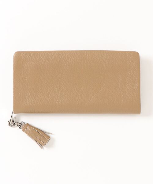 Beau're（ヴュレ）の「BEAURE ヴュレ カウレザー 長財布（財布・レディース・ブラック/グレー/モカ/ネイビー/イエロー/シルバー/ゴールド/ピンク/ブルー/シルバー系その他/ラベンダー/サックスブルー/グリーン/ホワイト/ダークパープル/スモークピンク/グレイッシュブルー/ペールイエロー/オレンジ系/ベージュ/ダークグリーン/ブラウン系その他/オリーブ/オレンジ/カーキブラウン・FREE）」の7枚目の写真