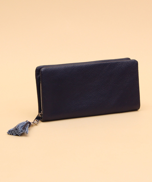 Beau're（ヴュレ）の「BEAURE ヴュレ カウレザー 長財布（財布・レディース・ブラック/グレー/モカ/ネイビー/イエロー/シルバー/ゴールド/ピンク/ブルー/シルバー系その他/ラベンダー/サックスブルー/グリーン/ホワイト/ダークパープル/スモークピンク/グレイッシュブルー/ペールイエロー/オレンジ系/ベージュ/ダークグリーン/ブラウン系その他/オリーブ/オレンジ/カーキブラウン・FREE）」の11枚目の写真