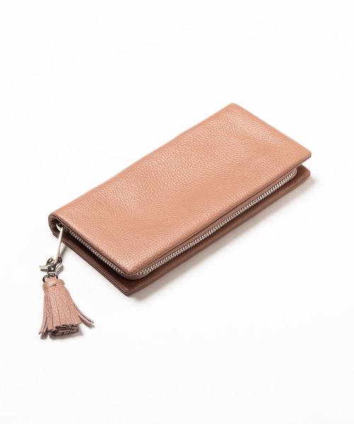 Beau're（ヴュレ）の「BEAURE ヴュレ カウレザー 長財布（財布・レディース・ブラック/グレー/モカ/ネイビー/イエロー/シルバー/ゴールド/ピンク/ブルー/シルバー系その他/ラベンダー/サックスブルー/グリーン/ホワイト/ダークパープル/スモークピンク/グレイッシュブルー/ペールイエロー/オレンジ系/ベージュ/ダークグリーン/ブラウン系その他/オリーブ/オレンジ/カーキブラウン・FREE）」の20枚目の写真