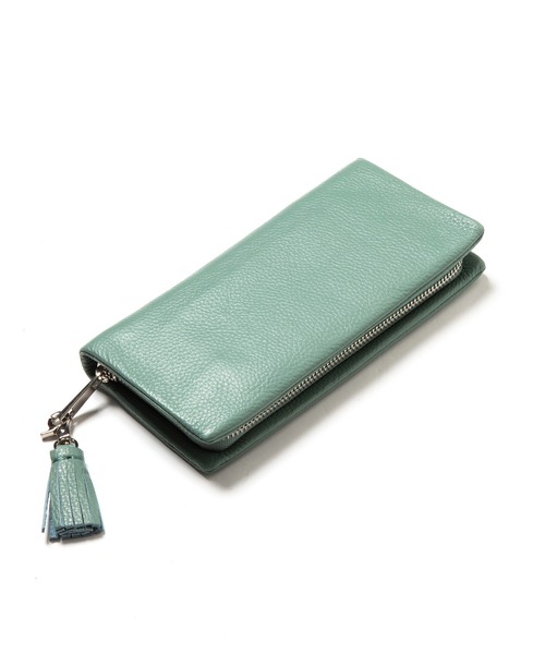 Beau're（ヴュレ）の「BEAURE ヴュレ カウレザー 長財布（財布・レディース・ブラック/グレー/モカ/ネイビー/イエロー/シルバー/ゴールド/ピンク/ブルー/シルバー系その他/ラベンダー/サックスブルー/グリーン/ホワイト/ダークパープル/スモークピンク/グレイッシュブルー/ペールイエロー/オレンジ系/ベージュ/ダークグリーン/ブラウン系その他/オリーブ/オレンジ/カーキブラウン・FREE）」の12枚目の写真