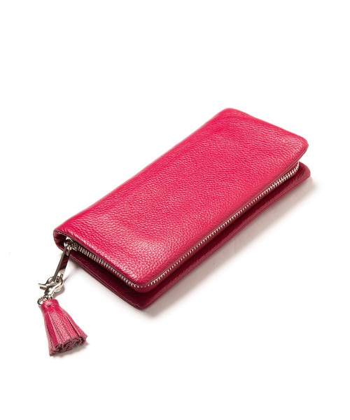 Beau're（ヴュレ）の「BEAURE ヴュレ カウレザー 長財布（財布・レディース・ブラック/グレー/モカ/ネイビー/イエロー/シルバー/ゴールド/ピンク/ブルー/シルバー系その他/ラベンダー/サックスブルー/グリーン/ホワイト/ダークパープル/スモークピンク/グレイッシュブルー/ペールイエロー/オレンジ系/ベージュ/ダークグリーン/ブラウン系その他/オリーブ/オレンジ/カーキブラウン・FREE）」の19枚目の写真