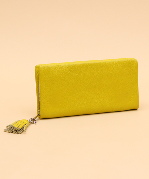 Beau're（ヴュレ）の「BEAURE ヴュレ カウレザー 長財布（財布・レディース・ブラック/グレー/モカ/ネイビー/イエロー/シルバー/ゴールド/ピンク/ブルー/シルバー系その他/ラベンダー/サックスブルー/グリーン/ホワイト/ダークパープル/スモークピンク/グレイッシュブルー/ペールイエロー/オレンジ系/ベージュ/ダークグリーン/ブラウン系その他/オリーブ/オレンジ/カーキブラウン・FREE）」の17枚目の写真