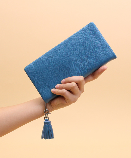 Beau're（ヴュレ）の「BEAURE ヴュレ カウレザー 長財布（財布・レディース・ブラック/グレー/モカ/ネイビー/イエロー/シルバー/ゴールド/ピンク/ブルー/シルバー系その他/ラベンダー/サックスブルー/グリーン/ホワイト/ダークパープル/スモークピンク/グレイッシュブルー/ペールイエロー/オレンジ系/ベージュ/ダークグリーン/ブラウン系その他/オリーブ/オレンジ/カーキブラウン・FREE）」の13枚目の写真