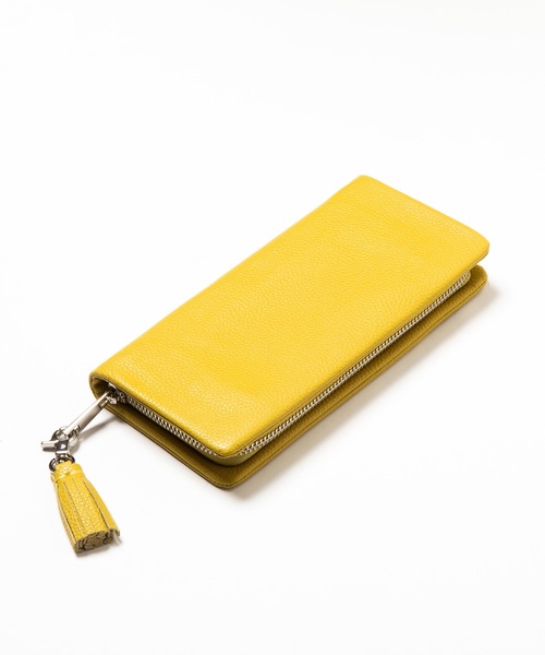 Beau're（ヴュレ）の「BEAURE ヴュレ カウレザー 長財布（財布・レディース・ブラック/グレー/モカ/ネイビー/イエロー/シルバー/ゴールド/ピンク/ブルー/シルバー系その他/ラベンダー/サックスブルー/グリーン/ホワイト/ダークパープル/スモークピンク/グレイッシュブルー/ペールイエロー/オレンジ系/ベージュ/ダークグリーン/ブラウン系その他/オリーブ/オレンジ/カーキブラウン・FREE）」の18枚目の写真