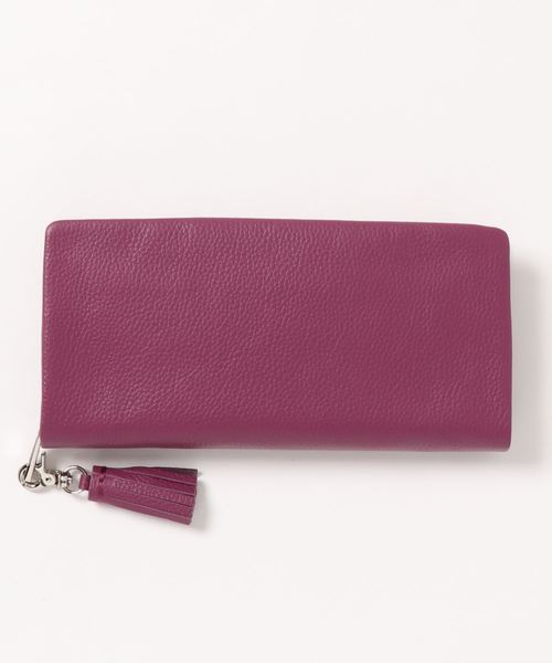 Beau're（ヴュレ）の「BEAURE ヴュレ カウレザー 長財布（財布・レディース・ブラック/グレー/モカ/ネイビー/イエロー/シルバー/ゴールド/ピンク/ブルー/シルバー系その他/ラベンダー/サックスブルー/グリーン/ホワイト/ダークパープル/スモークピンク/グレイッシュブルー/ペールイエロー/オレンジ系/ベージュ/ダークグリーン/ブラウン系その他/オリーブ/オレンジ/カーキブラウン・FREE）」の15枚目の写真