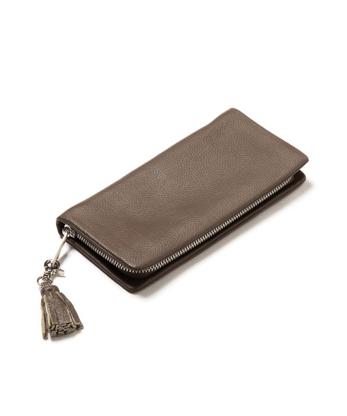 Beau're（ヴュレ）の「BEAURE ヴュレ カウレザー 長財布（財布・レディース・ブラック/グレー/モカ/ネイビー/イエロー/シルバー/ゴールド/ピンク/ブルー/シルバー系その他/ラベンダー/サックスブルー/グリーン/ホワイト/ダークパープル/スモークピンク/グレイッシュブルー/ペールイエロー/オレンジ系/ベージュ/ダークグリーン/ブラウン系その他/オリーブ/オレンジ/カーキブラウン・FREE）」の5枚目の写真