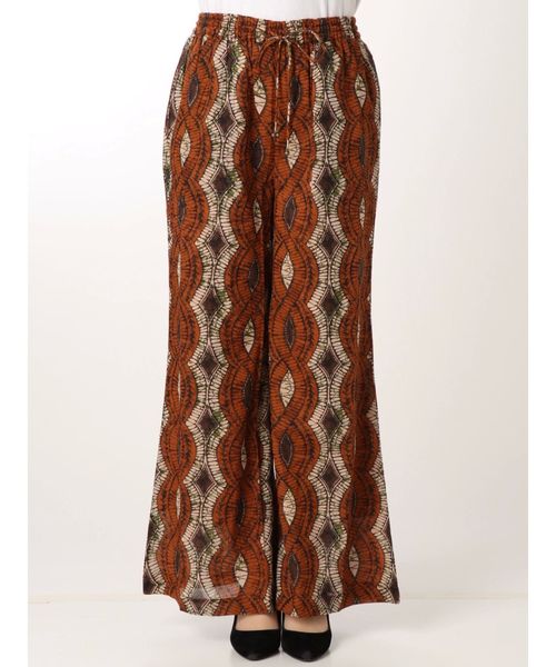 Ungrid（アングリッド）の「バティック柄ラフパンツ（その他パンツ・レディース・オレンジ/ブルー・FREE）」の8枚目の写真