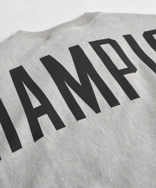 Champion（チャンピオン）の「Champion / チャンピオン GF70 RW CREW OVERSIZED（スウェット・メンズ・ホワイト/ブラック/グレー/ピンク・S/M/L）」の21枚目の写真