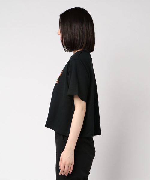 PUNYUS（プニュズ）の「ショート丈レゲエダンサーTシャツ（Tシャツ/カットソー・レディース・ライトパープル/ブラック/ホワイト・1/2/3/4）」の6枚目の写真