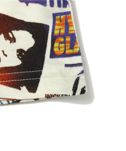 JOEY HYSTERIC（ジョーイヒステリック）の「PUNK PRESS総柄 OP（ワンピース・キッズ・マルチ・LARGE）」の5枚目の写真