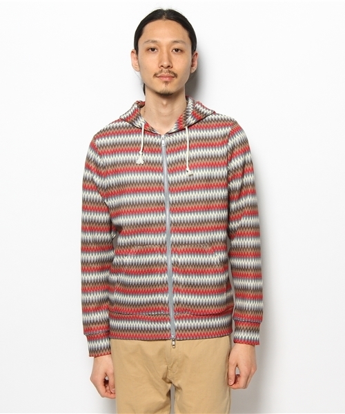 BEAMS（ビームス）の「○BEAMS / 総柄メッシュ ZIPパーカー（パーカー・メンズ・その他2/その他1・SMALL/MEDIUM/LARGE/X-LARGE）」の3枚目の写真