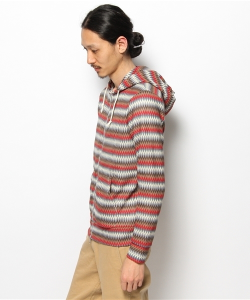 BEAMS（ビームス）の「○BEAMS / 総柄メッシュ ZIPパーカー（パーカー・メンズ・その他2/その他1・SMALL/MEDIUM/LARGE/X-LARGE）」の5枚目の写真