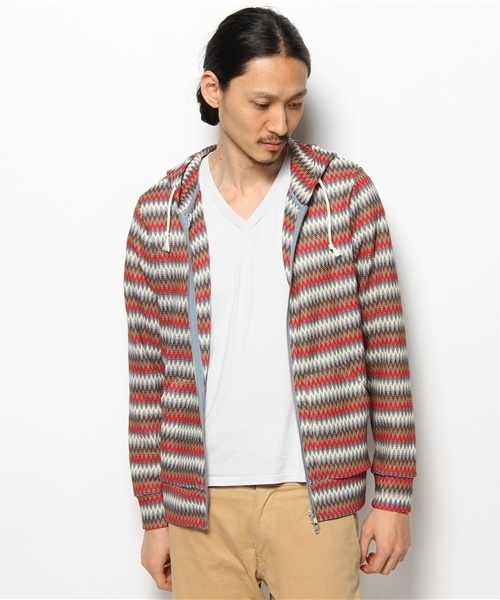 BEAMS（ビームス）の「○BEAMS / 総柄メッシュ ZIPパーカー（パーカー・メンズ・その他2/その他1・SMALL/MEDIUM/LARGE/X-LARGE）」の7枚目の写真