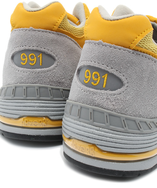 NEW BALANCE（ニューバランス）の「英国製 メンズ ニューバランス new balance M991（スニーカー・メンズ・イエロー/グリーン/ブルー・26cm/28cm/26.5cm/27.5cm/27cm）」の10枚目の写真