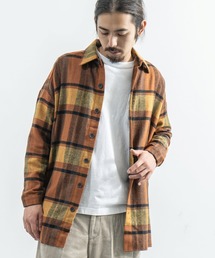 ヘビーフランネルビッグシルエットシャツ