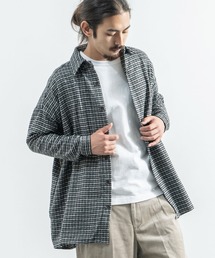 ヘビーフランネルビッグシルエットシャツ