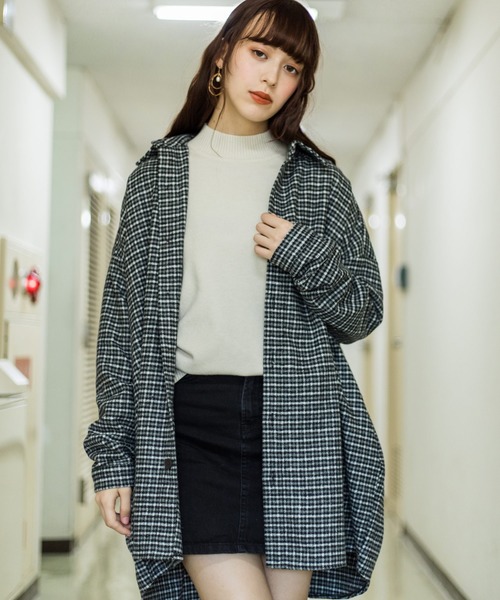 Rocky Monroe(ロッキーモンロー)の「ヘビーフランネルビッグシルエットシャツ(シャツ/ブラウス・メンズ・オレンジ/グリーン/ベージュ/グレー/ブラウン/ブラック・FREE)」の22枚目の写真