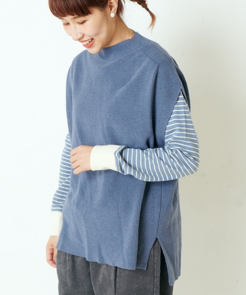 PUAL CE CIN（ピュアルセシン）の「スムースＶネックプルオーバー（Tシャツ/カットソー・レディース・ブラック/その他4/その他2/オートミール/その他1/その他3・FREE）」の13枚目の写真