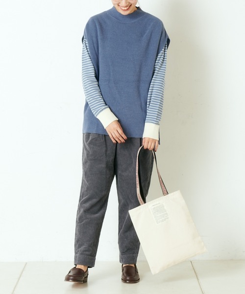 PUAL CE CIN（ピュアルセシン）の「スムースＶネックプルオーバー（Tシャツ/カットソー・レディース・ブラック/その他4/その他2/オートミール/その他1/その他3・FREE）」の11枚目の写真