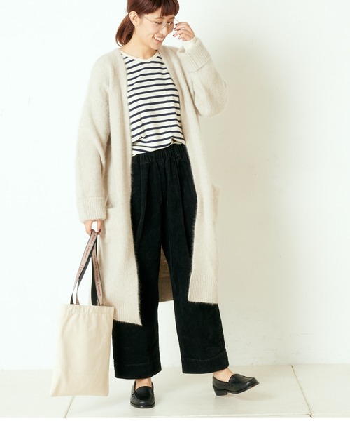 PUAL CE CIN（ピュアルセシン）の「スムースＶネックプルオーバー（Tシャツ/カットソー・レディース・ブラック/その他4/その他2/オートミール/その他1/その他3・FREE）」の7枚目の写真