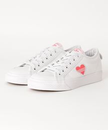 adidas | adidas ã¢ãã£ãã¹ NIZZA TREFOIL W ããã㢠EF5074 WHT/PNK/BLK(ã¹ããŒã«ãŒ)