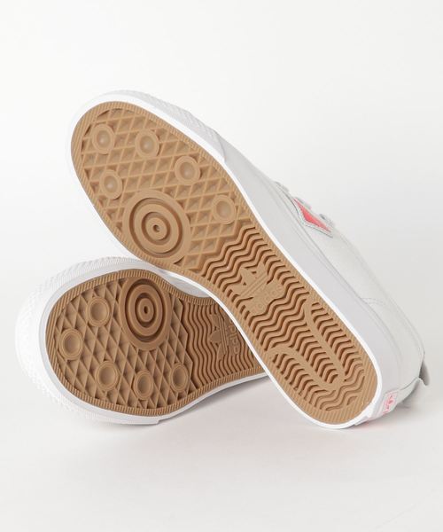 adidas(アディダス)の「adidas アディダス NIZZA TREFOIL W ニッツア EF5074 WHT/PNK/BLK(スニーカー・レディース・ホワイト系その他・22.5cm/23.5cm/24.5cm/25.5cm/23.0cm/24.0cm/25.0cm/22.0cm)」の2枚目の写真