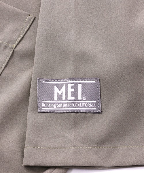 MEI（メイ）の「MEI/メイ MONO-MART別注 リラックスオープンカラー半袖シャツ（シャツ/ブラウス・メンズ・ライトグレー/ブラック/ベージュ/ネイビー・M/L）」の7枚目の写真