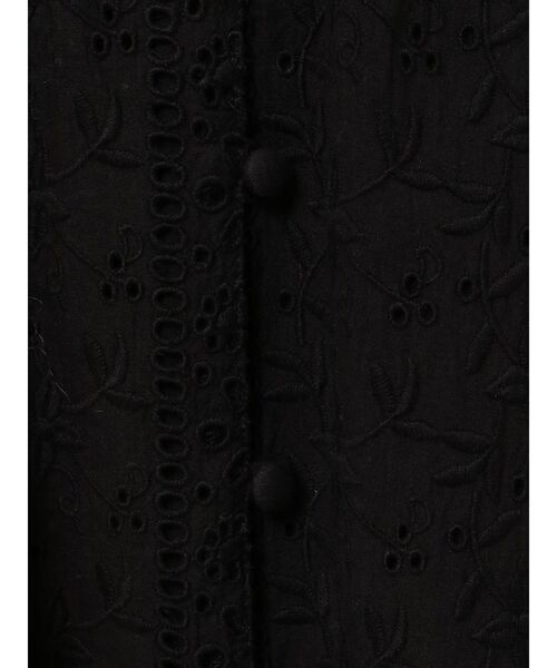 MERCURYDUO(マーキュリーデュオ)の「コットンカットワークボリュームスリーブワンピース(ワンピース・レディース・オフホワイト/ブラック/ラベンダー/ミント・FREE)」の13枚目の写真