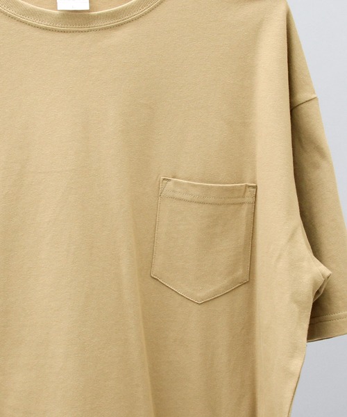 United Athle(ユナイテッドアスレ)の「5.6オンス ビッグシルエット ドロップショルダー ポケットTシャツ(Tシャツ/カットソー・メンズ・ホワイト/ブラック/グリーン/カーキ・L/M/XL)」の14枚目の写真
