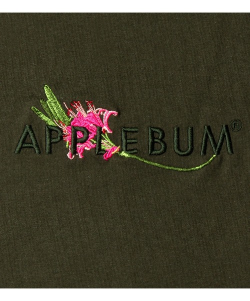 APPLEBUM(アップルバム)の「“Flower Logo” T-shirt(Tシャツ/カットソー・メンズ・ブラック/オリーブ・SMALL/MEDIUM/LARGE/X-LARGE/XX-LARGE)」の5枚目の写真