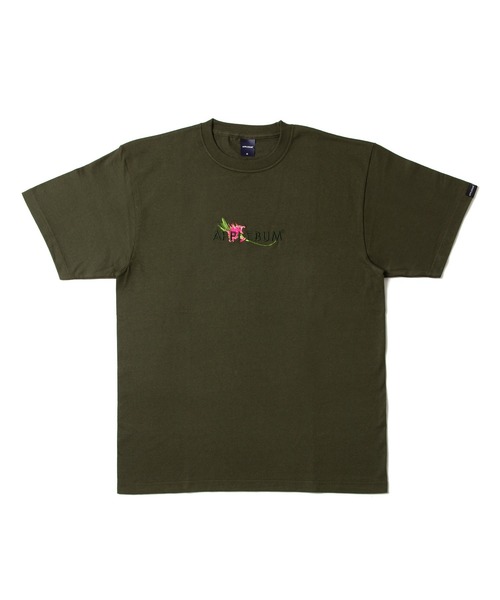 APPLEBUM(アップルバム)の「“Flower Logo” T-shirt(Tシャツ/カットソー・メンズ・ブラック/オリーブ・SMALL/MEDIUM/LARGE/X-LARGE/XX-LARGE)」の4枚目の写真