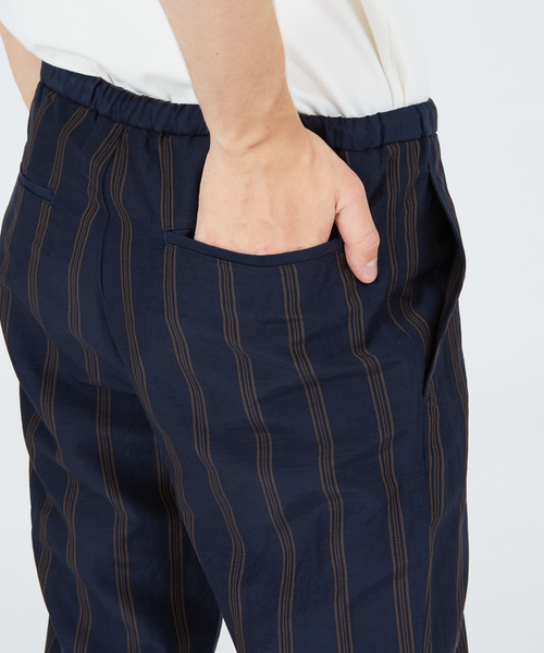 ABAHOUSE(アバハウス)の「【セットアップ対応】キュプラ リネン イージー ストレートパンツ(その他パンツ・メンズ・ネイビー/ブラウン/カーキ・44/46/48)」の9枚目の写真