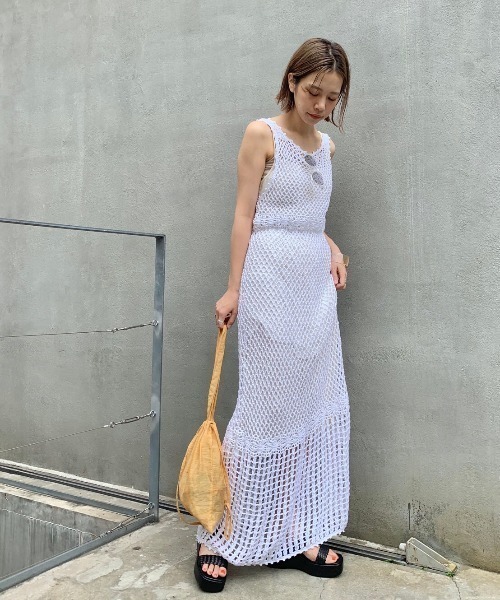 ワンピース Kastane カスタネ のワンピース ハンドクロシェメロワンピース Kaza0001 を購入できます Kastane ハンドクロシェメロワンピース