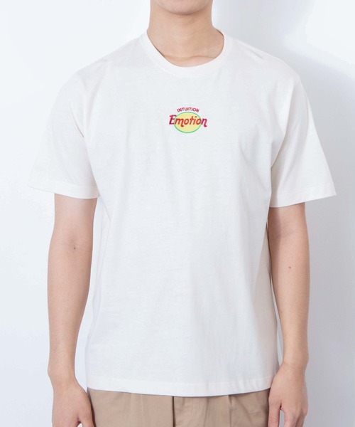 WEGO（ウィゴー）の「WEGO/サークルロゴ刺繍Tシャツ（Tシャツ/カットソー・メンズ・アイボリー/スミクロ・SMALL/MEDIUM/LARGE）」の17枚目の写真