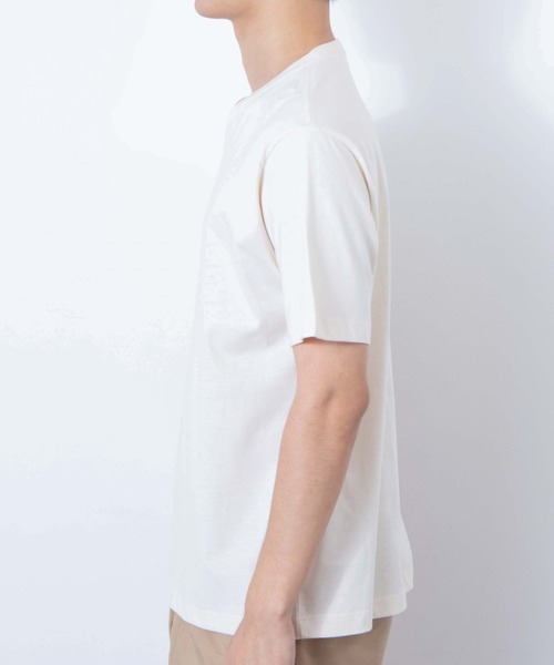 WEGO（ウィゴー）の「WEGO/サークルロゴ刺繍Tシャツ（Tシャツ/カットソー・メンズ・アイボリー/スミクロ・SMALL/MEDIUM/LARGE）」の19枚目の写真