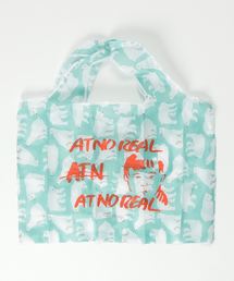 【at no real】アトノリ MONOPRIX総柄 ショッピングバッグ
