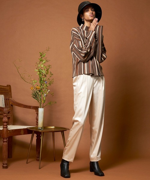 MAISON SPECIAL（メゾンスペシャル）の「マルチストライプニットトップ