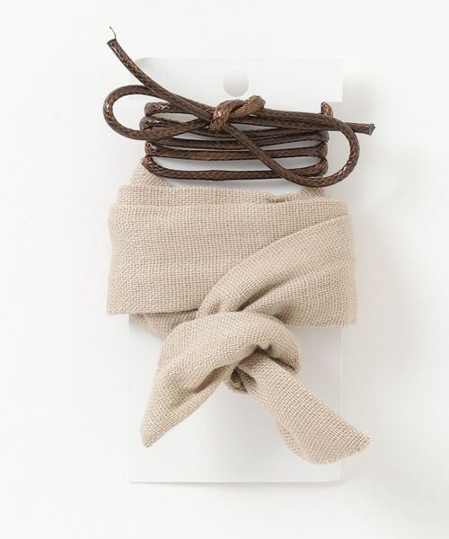 WEGO（ウィゴー）の「WEGO/ワイヤーヘアリボン（その他ヘアアクセサリー・レディース・ベージュ/ネイビー/オフホワイト・FREE）」の7枚目の写真