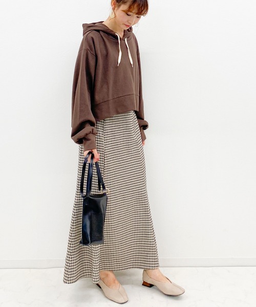 archives（アルシーヴ）の「【抗菌加工】ポンチパーカー（パーカー・レディース・ブラック/ベージュ/ブラウン/アイボリー・MEDIUM）」の14枚目の写真