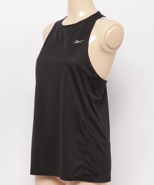 Reebok（リーボック）の「ランニング エッセンシャルズ タンク トップ / Running Essentials Tank Top （タンクトップ・レディース・ブラック・SMALL/MEDIUM/LARGE/X-LARGE）」の2枚目の写真
