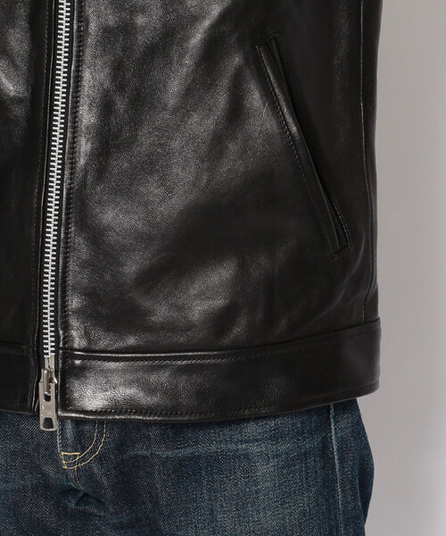 美品 ショット シングルブレストライダースジャケット ブラック schott（ショット）の「Schott/ショット SINGLE BREST RIDERS