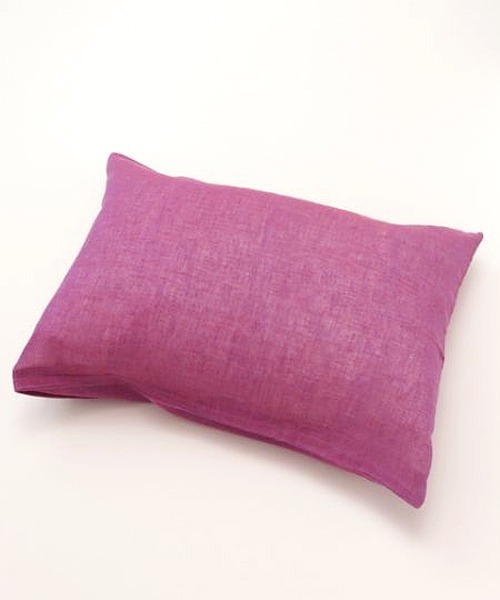 チャイハネ（チャイハネ）の「【チャイハネ】インド綿シンプル枕カバー/ピロケース（寝具・レディース・グリーン/ブラウン/オレンジ/ブルー/オフホワイト/ベージュ/イエロー/ターコイズブルー/ライトイエロー/ピンク/オリーブ/ワイン/レモンイエロー/パープル/ブルー系その他2/ダークグリーン/バイオレット/ラベンダー/コーラル/ブルー系その他/ブラック/レッド系その他/ブラウン系その他/ベージュ系その他/ダークインディゴブルー/グレー・FREE）」の19枚目の写真