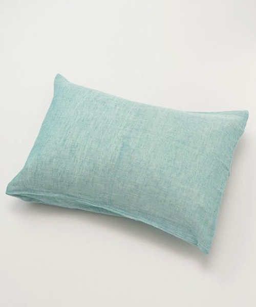 チャイハネ（チャイハネ）の「【チャイハネ】インド綿シンプル枕カバー/ピロケース（寝具・レディース・グリーン/ブラウン/オレンジ/ブルー/オフホワイト/ベージュ/イエロー/ターコイズブルー/ライトイエロー/ピンク/オリーブ/ワイン/レモンイエロー/パープル/ブルー系その他2/ダークグリーン/バイオレット/ラベンダー/コーラル/ブルー系その他/ブラック/レッド系その他/ブラウン系その他/ベージュ系その他/ダークインディゴブルー/グレー・FREE）」の16枚目の写真