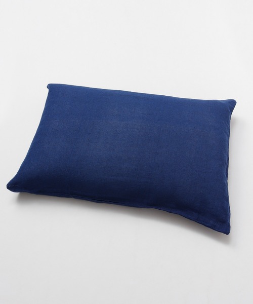 チャイハネ（チャイハネ）の「【チャイハネ】インド綿シンプル枕カバー/ピロケース（寝具・レディース・グリーン/ブラウン/オレンジ/ブルー/オフホワイト/ベージュ/イエロー/ターコイズブルー/ライトイエロー/ピンク/オリーブ/ワイン/レモンイエロー/パープル/ブルー系その他2/ダークグリーン/バイオレット/ラベンダー/コーラル/ブルー系その他/ブラック/レッド系その他/ブラウン系その他/ベージュ系その他/ダークインディゴブルー/グレー・FREE）」の14枚目の写真