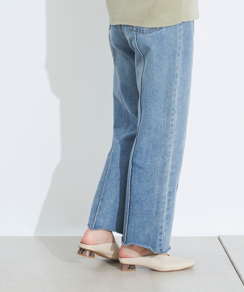 prose verse（プロズヴェール）の「柄ヒールVカットミュール（パンプス・レディース・アイボリー/ゴールド/モカ/ブラック・SMALL/MEDIUM/LARGE/LL）」の10枚目の写真